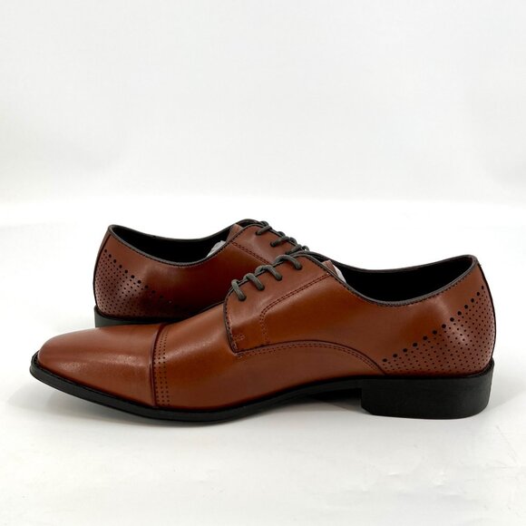 Unlisted by Kenneth Cole Men\'s Lesson Plan Oxfords - Cognac - Size 7.5M main image 8